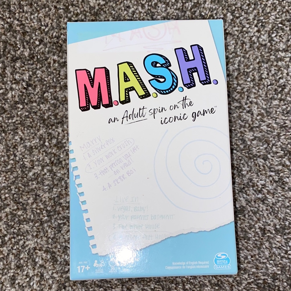 💙 M.A.S.H. Party Game - Colorful Box Bin J - Picture 7 of 10